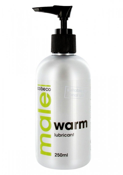 Лубрикант с согревающим эффектом MALE Cobeco Warm Lubricant - 250 мл. - Cobeco - купить с доставкой в Муроме