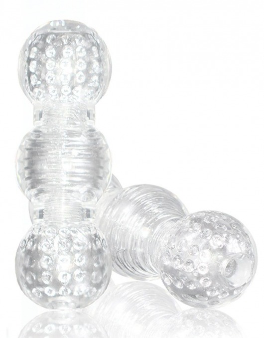 Прозрачный фигурный мастурбатор Master Stroker - Blush Novelties - в Муроме купить с доставкой