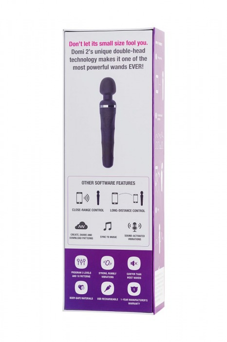 Черный вибромассажер Lovense Domi 2 - 23,3 см. - Lovense