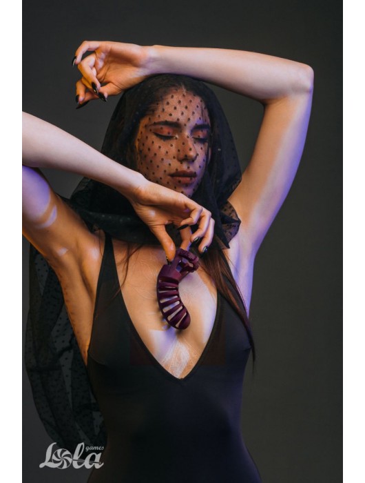 Мужской пояс верности бордового цвета Romello - Lola Games - купить с доставкой в Муроме