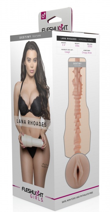 Мастурбатор-вагина Fleshlight Girls - Lana Rhoades Destiny - Fleshlight - в Муроме купить с доставкой