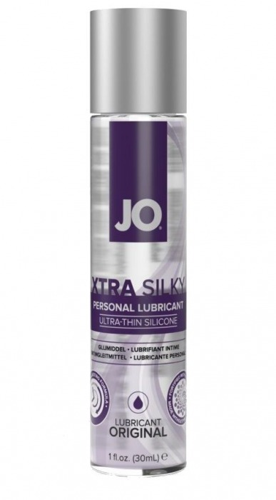 Лубрикант на силиконовой основе JO Xtra Silky - 30 мл. - System JO - купить с доставкой в Муроме