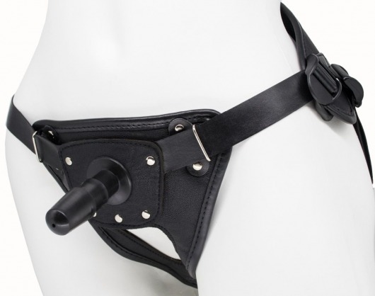 Черный пояс для насадок BEST CLASS STRAP - LOVETOY (А-Полимер) - купить с доставкой в Муроме