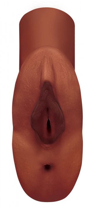 Коричневый мастурбатор Perfect Pussy Double Stroker - Pipedream - в Муроме купить с доставкой