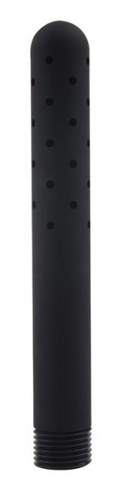 Черная насадка для анального душа ANAL DOUCHE - 15 см. - Dream Toys - купить с доставкой в Муроме
