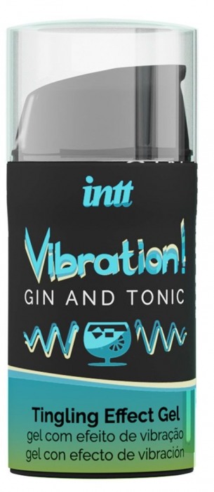 Жидкий интимный гель с эффектом вибрации Vibration! Gin   Tonic - 15 мл. - INTT - купить с доставкой в Муроме