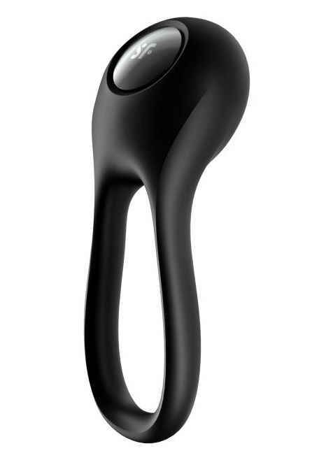 Черное эрекционное виброкольцо Majestic Duo - Satisfyer - в Муроме купить с доставкой