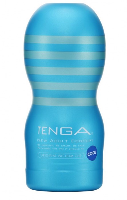 Мастурбатор с охлаждающей смазкой TENGA Original Vacuum Cup Cool - Tenga - в Муроме купить с доставкой