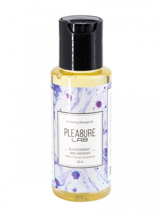 Массажное масло Pleasure Lab Enchanting с ароматом черной смородины и лаванды - 50 мл. - Pleasure Lab - купить с доставкой в Муроме