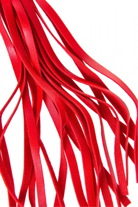 Красно-черный флоггер Anonymo - 28 см. - ToyFa - купить с доставкой в Муроме