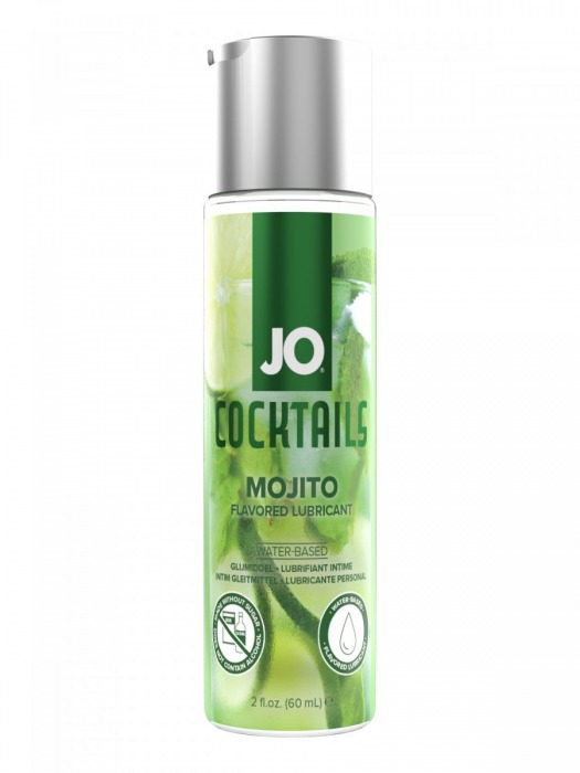 Вкусовой лубрикант на водной основе JO Cocktails Mojito - 60 мл. - System JO - купить с доставкой в Муроме