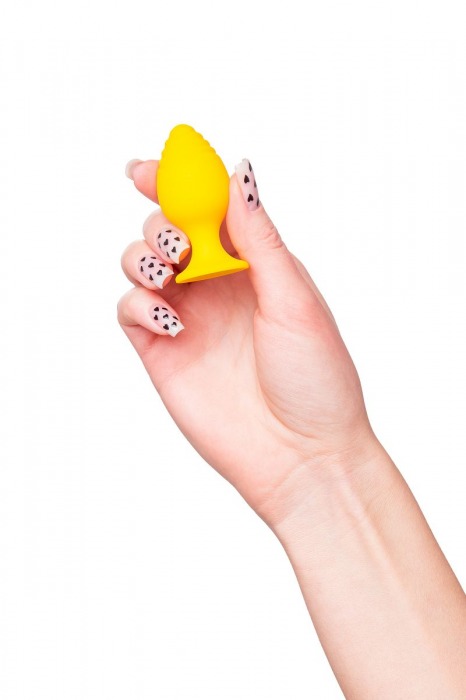 Желтая анальная втулка Riffle - 6 см. - ToyFa