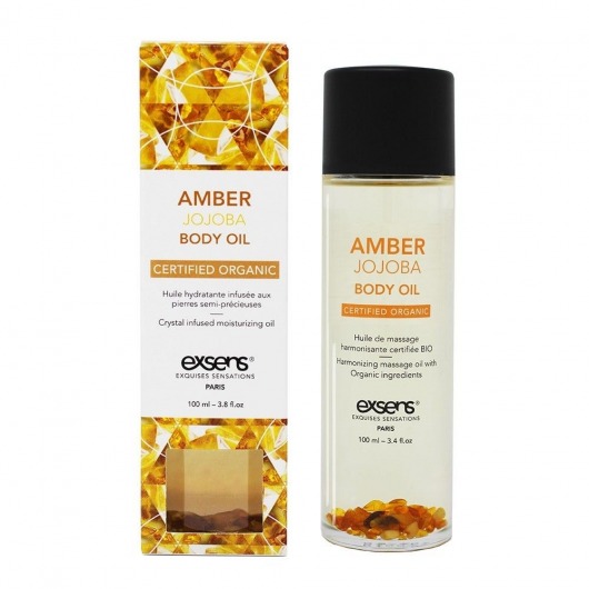 Органическое массажное масло AMBER JOJOBA - 100 мл. - Exsens - купить с доставкой в Муроме