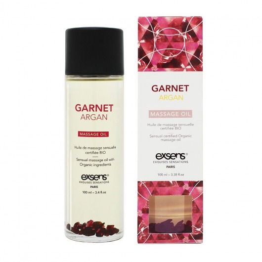 Органическое массажное масло GARNET ARGAN - 100 мл. - Exsens - купить с доставкой в Муроме