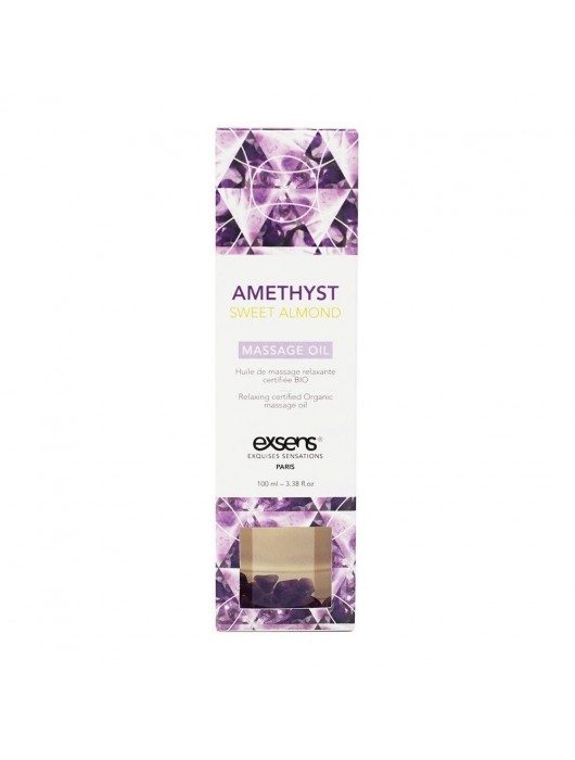 Органическое массажное масло AMETHYST SWEET ALMOND - 100 мл. - Exsens - купить с доставкой в Муроме
