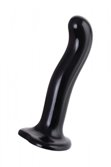 Черный стимулятор для пар P G-Spot Dildo Size M - 18 см. - Strap-on-me - в Муроме купить с доставкой