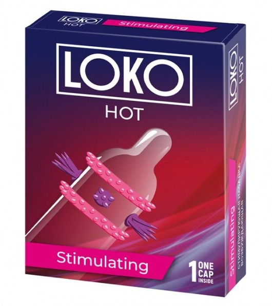 Стимулирующая насадка на пенис LOKO HOT с возбуждающим эффектом - Sitabella - в Муроме купить с доставкой