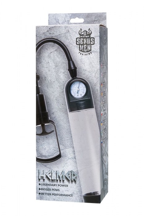 Прозрачная механическая помпа Helmer с манометром - Sexus - в Муроме купить с доставкой