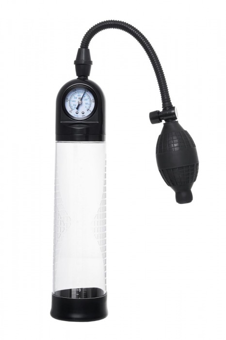 Прозрачная механическая помпа Roald с манометром - Sexus - в Муроме купить с доставкой