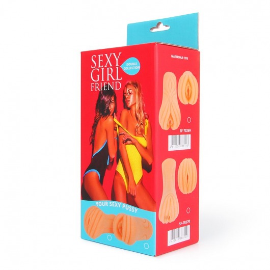 Телесный мастурбатор-вагина со складками на входе - Bior toys - в Муроме купить с доставкой