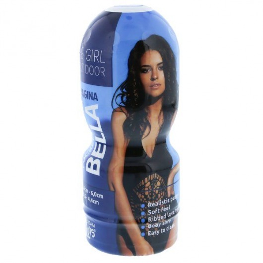Телесный мастурбатор-вагина в тубе Bella - Dream Toys - в Муроме купить с доставкой