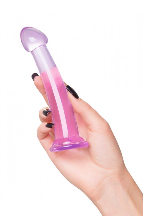 Фиолетовый фаллоимитатор Jelly Dildo S - 15,5 см. - Toyfa Basic