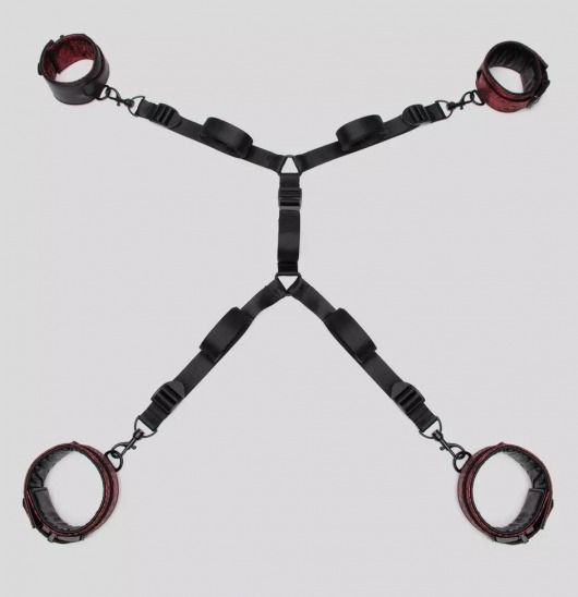 Изысканный набор фиксаций на кровати Reversible Under Mattress Restraint Set - Fifty Shades of Grey - купить с доставкой в Муроме