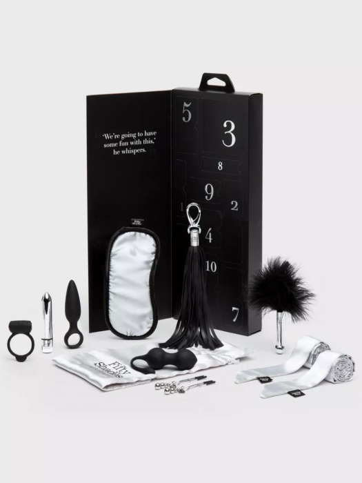Эротический набор Pleasure Overload 10 Days of Play Gift Set - Fifty Shades of Grey - купить с доставкой в Муроме