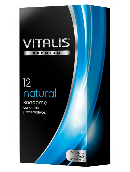 Классические презервативы VITALIS PREMIUM natural - 12 шт. - Vitalis - купить с доставкой в Муроме