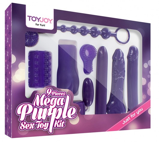 Эротический набор Toy Joy Mega Purple - Toy Joy - купить с доставкой в Муроме