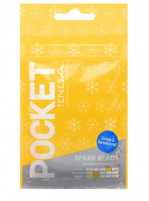 Карманный мастурбатор Spark Beads - Tenga - в Муроме купить с доставкой
