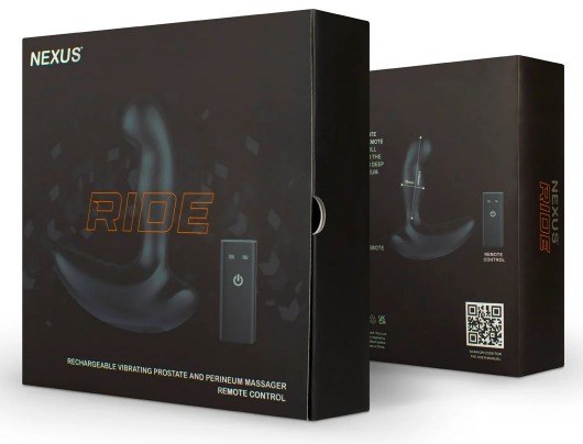 Черный вибромассажер простаты и промежности Nexus Ride - 14 см. - Nexus Range - в Муроме купить с доставкой