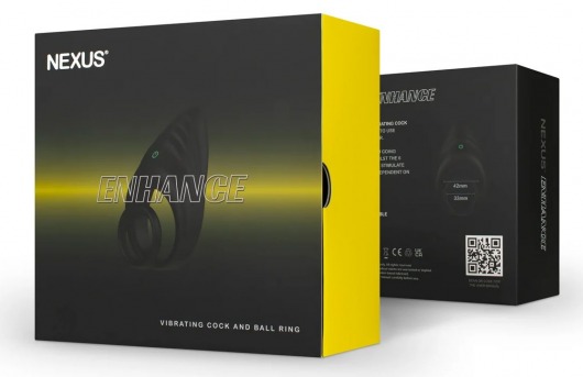 Черное эрекционное виброкольцо Nexus Enhance - Nexus Range - в Муроме купить с доставкой