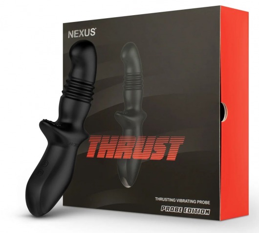 Черный вибромассажер простаты Nexus Thrust с возвратно-поступательными движениями - Nexus Range - в Муроме купить с доставкой