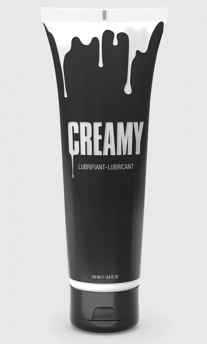 Смазка на водной основе Creamy с консистенцией спермы - 250 мл. - Strap-on-me - купить с доставкой в Муроме