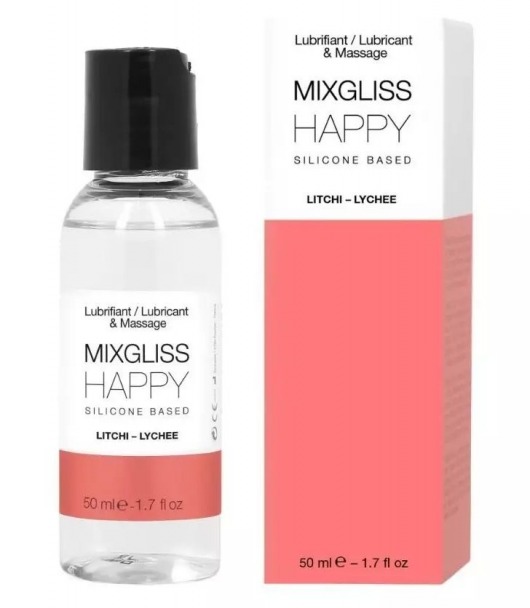 Смазка на силиконовой основе Mixgliss Happy - 50 мл. - Mixgliss - купить с доставкой в Муроме
