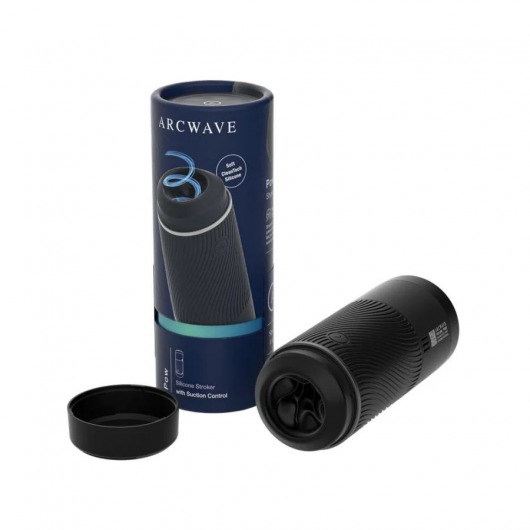 Черный мастурбатор с контролем всасывания Arcwave Pow Stroker - Arcwave - в Муроме купить с доставкой