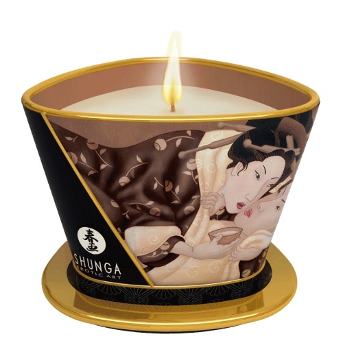 Массажная свеча Intoxicatin Chocolate с ароматом шоколада - 170 мл. - Shunga - купить с доставкой в Муроме