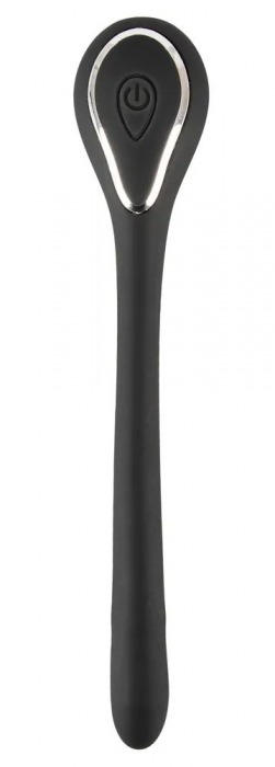Черный гибкий уретральный стимулятор с вибрацией Vibrating Bendable Dilator - 13,5 см. - Orion - купить с доставкой в Муроме