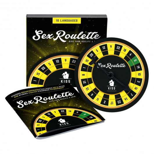Настольная игра-рулетка Sex Roulette Kiss - Tease&Please - купить с доставкой в Муроме