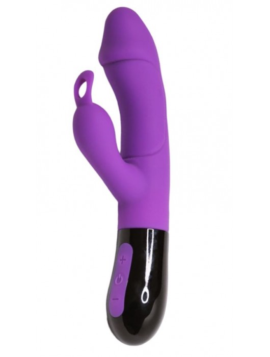 Фиолетовый вибратор-кролик Ares 2.0 - 20,6 см. - Adrien Lastic