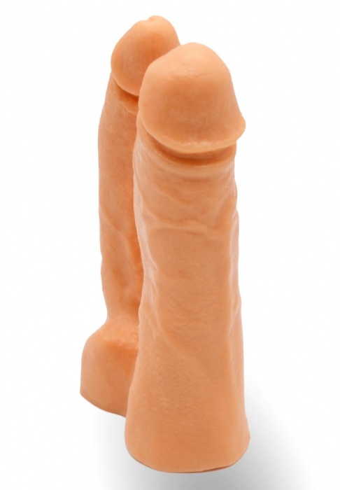 Двойной фаллоимитатор на трусиках с плугом - 15 см. - LOVETOY (А-Полимер) - купить с доставкой в Муроме