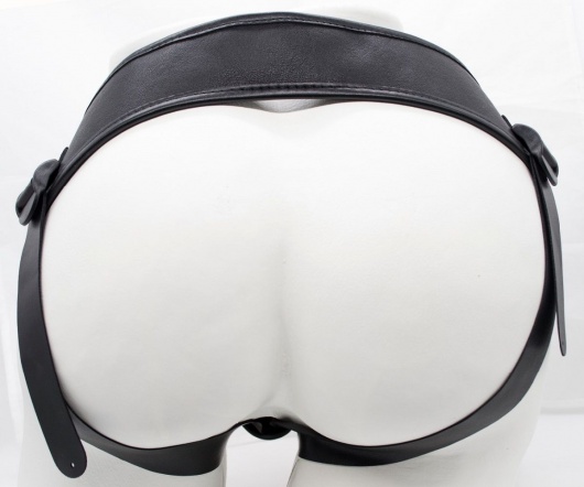 Двойной фаллоимитатор на трусиках с плугом - 15 см. - LOVETOY (А-Полимер) - купить с доставкой в Муроме