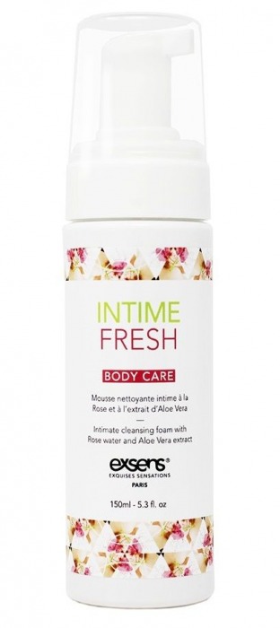 Органическая интимная очищающая пенка Intime Fresh - 150 мл. - Exsens - купить с доставкой в Муроме