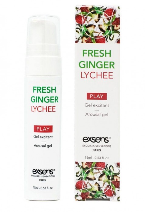 Возбуждающий гель Fresh Ginger Lychee Arousal Gel - 15 мл. - Exsens - купить с доставкой в Муроме