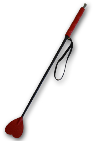 Стек с красным наконечником-сердечком - 70 см. - Sitabella - купить с доставкой в Муроме