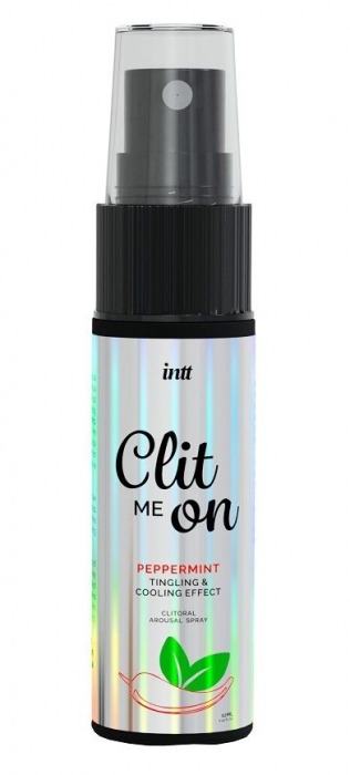 Клиторальный возбуждающий спрей Clit Me On Peppermint - 12 мл. - INTT - купить с доставкой в Муроме