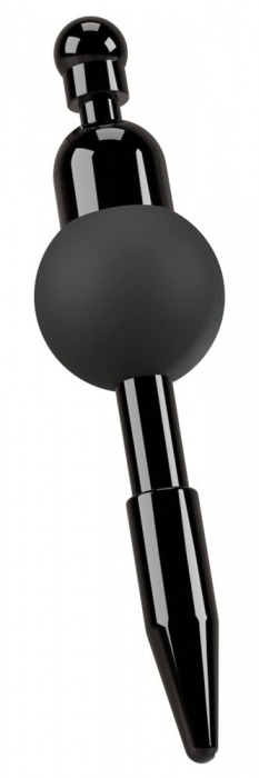 Черный уретральный вибростимулятор Vibrating Penis Plug - Orion - купить с доставкой в Муроме