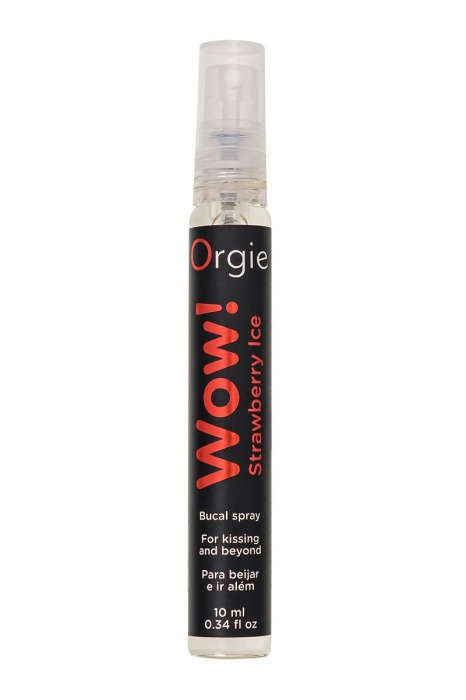 Оральный спрей ORGIE Wow! Strawberry Ice Blowjob Spray с охлаждающим и возбуждающим эффектом - 10 мл. - ORGIE - купить с доставкой в Муроме