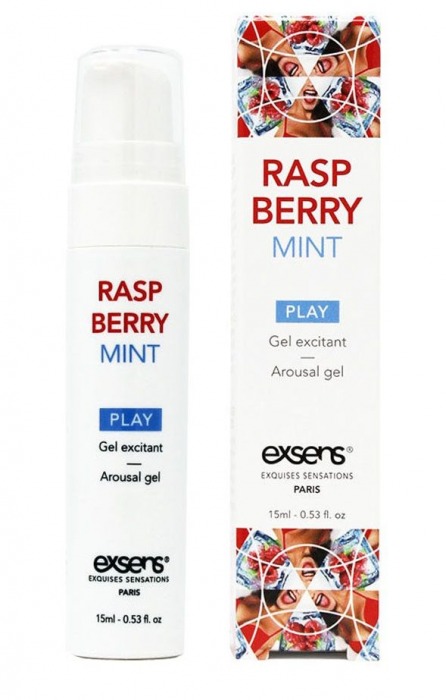 Возбуждающий гель Raspberry Mint с ароматом малины и мяты - 15 мл. - Exsens - купить с доставкой в Муроме